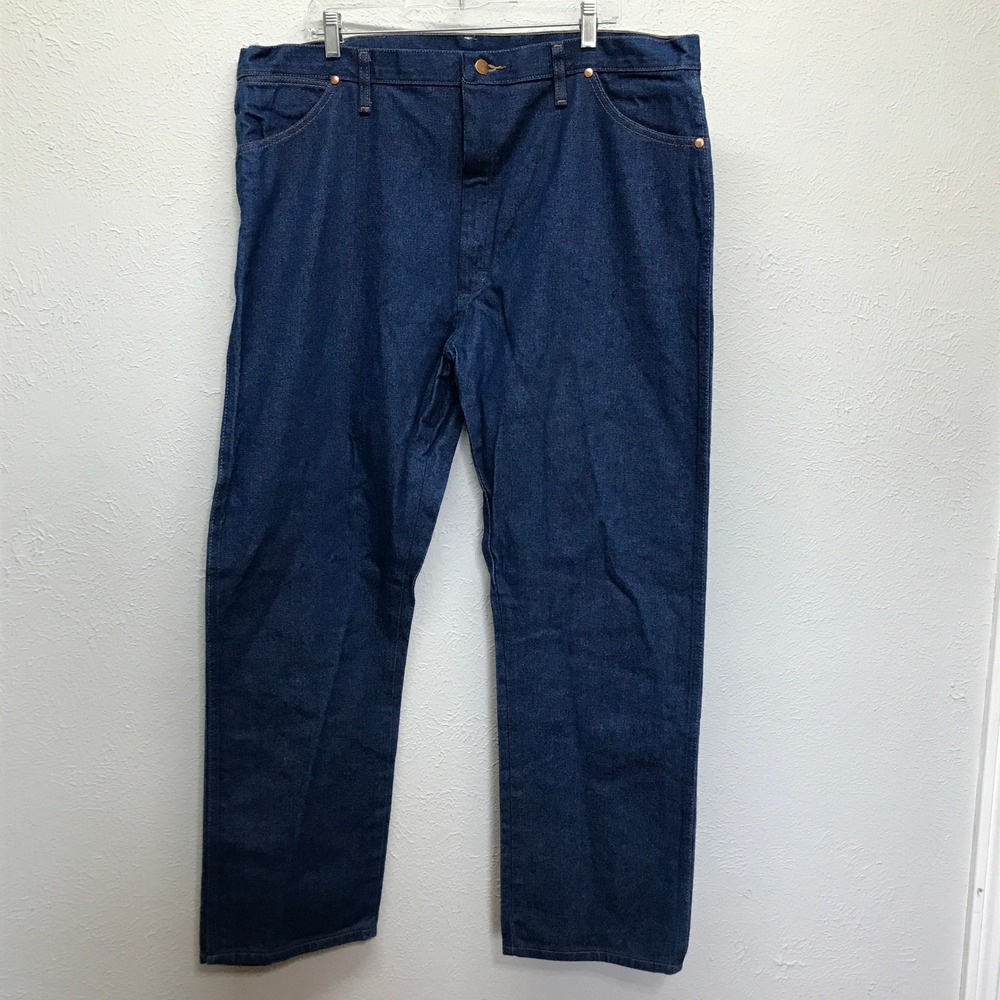 Wrangler Jeans Mens 42x30 Blue Cowboy Cut 13MWZ Original Fit Indigo Denim